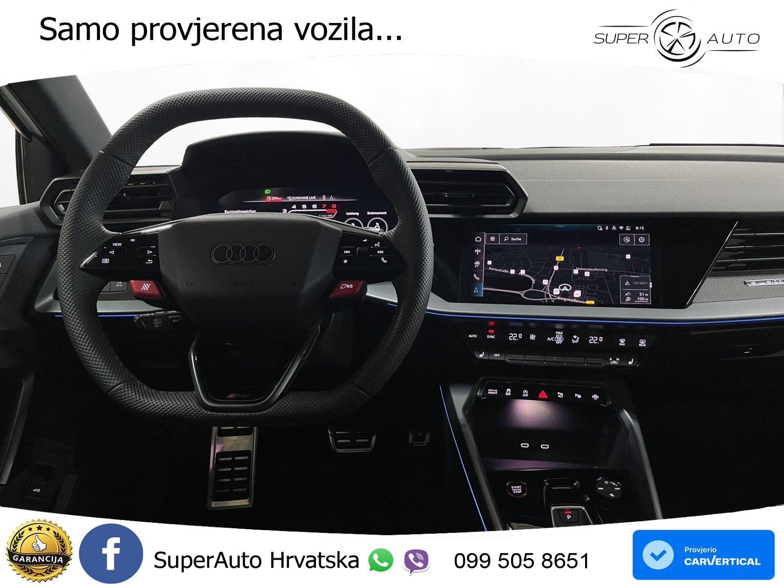 Audi RS3 Sedan 2.5 TFSI (400 KS) quattro S tronic LED+GR SJED+ACC