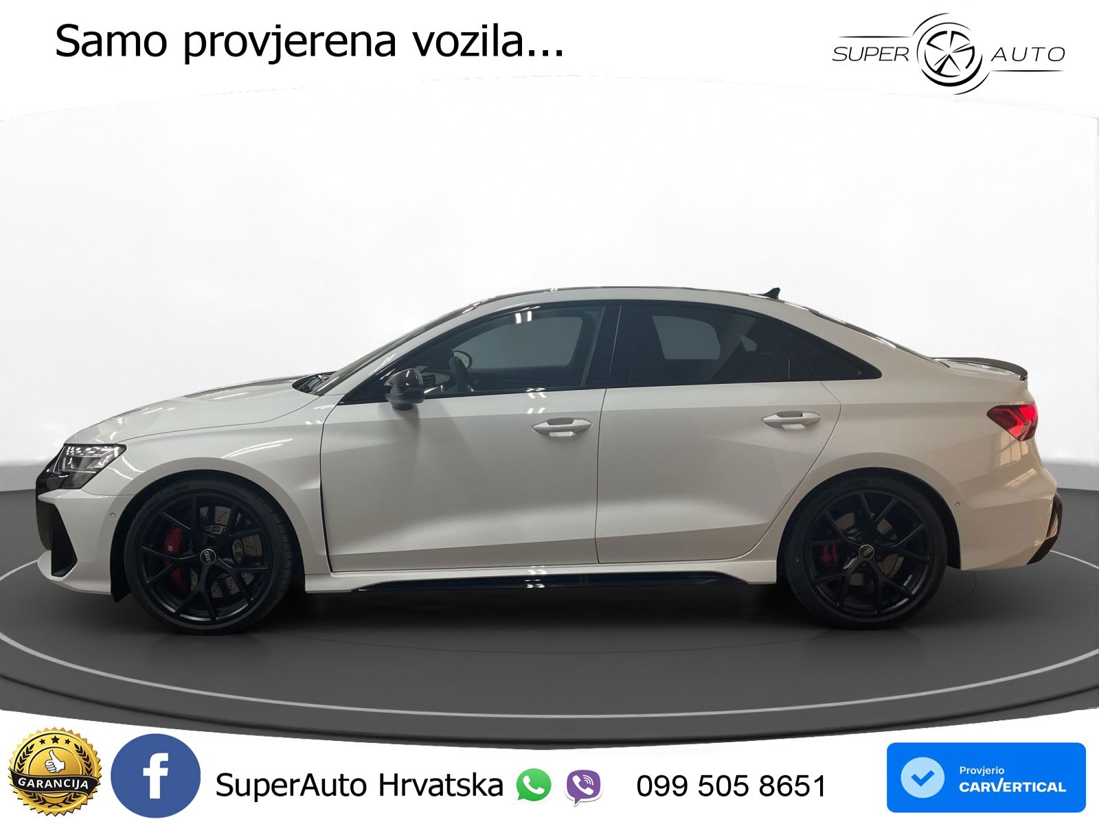 Audi RS3 Sedan 2.5 TFSI (400 KS) quattro S tronic LED+GR SJED+ACC