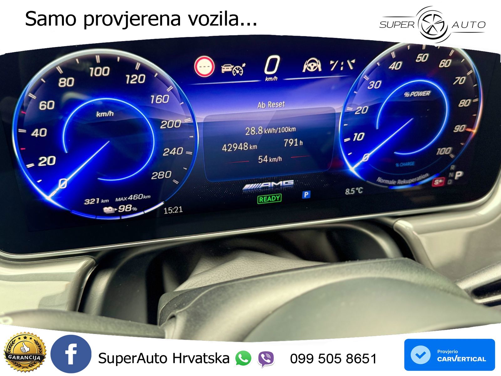 Mercedes EQE AMG 53 100 kWh (625 KS) 4MATIC+ LED+GR SJED+ACC
