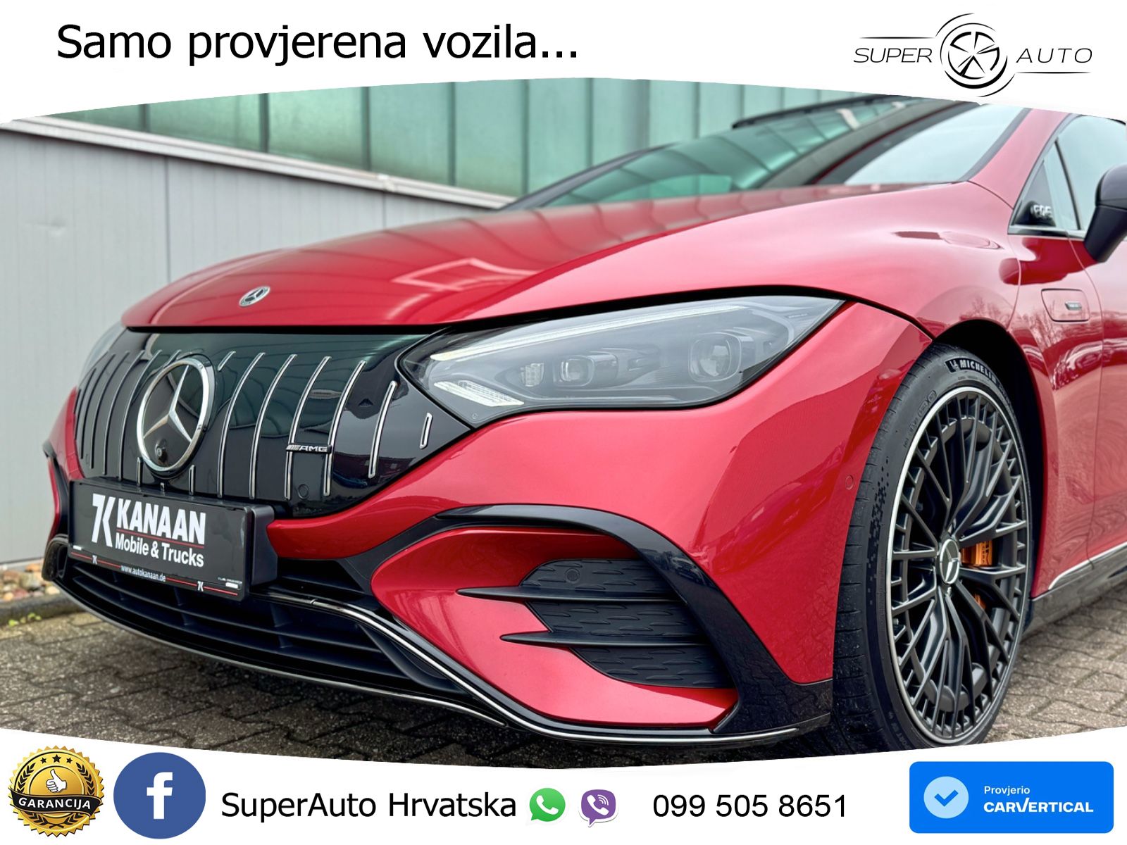 Mercedes EQE AMG 53 100 kWh (625 KS) 4MATIC+ LED+GR SJED+ACC