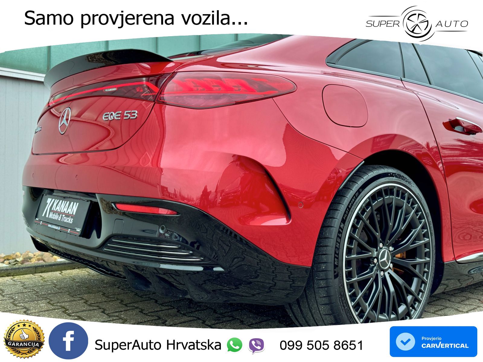Mercedes EQE AMG 53 100 kWh (625 KS) 4MATIC+ LED+GR SJED+ACC