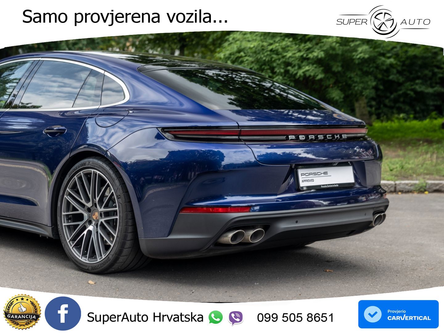 Porsche Panamera 4 2.9 V6 (470 KS) E-Hybrid PDK ACC+HEAD+4xGR SJED+360+PANO