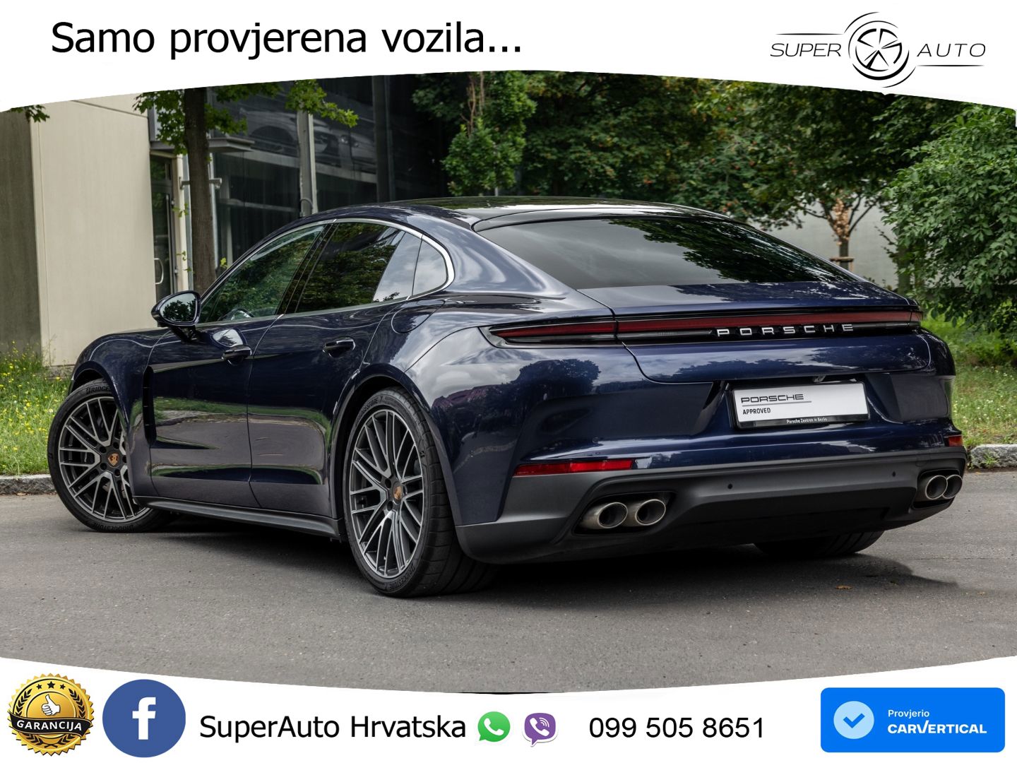 Porsche Panamera 4 2.9 V6 (470 KS) E-Hybrid PDK ACC+HEAD+4xGR SJED+360+PANO