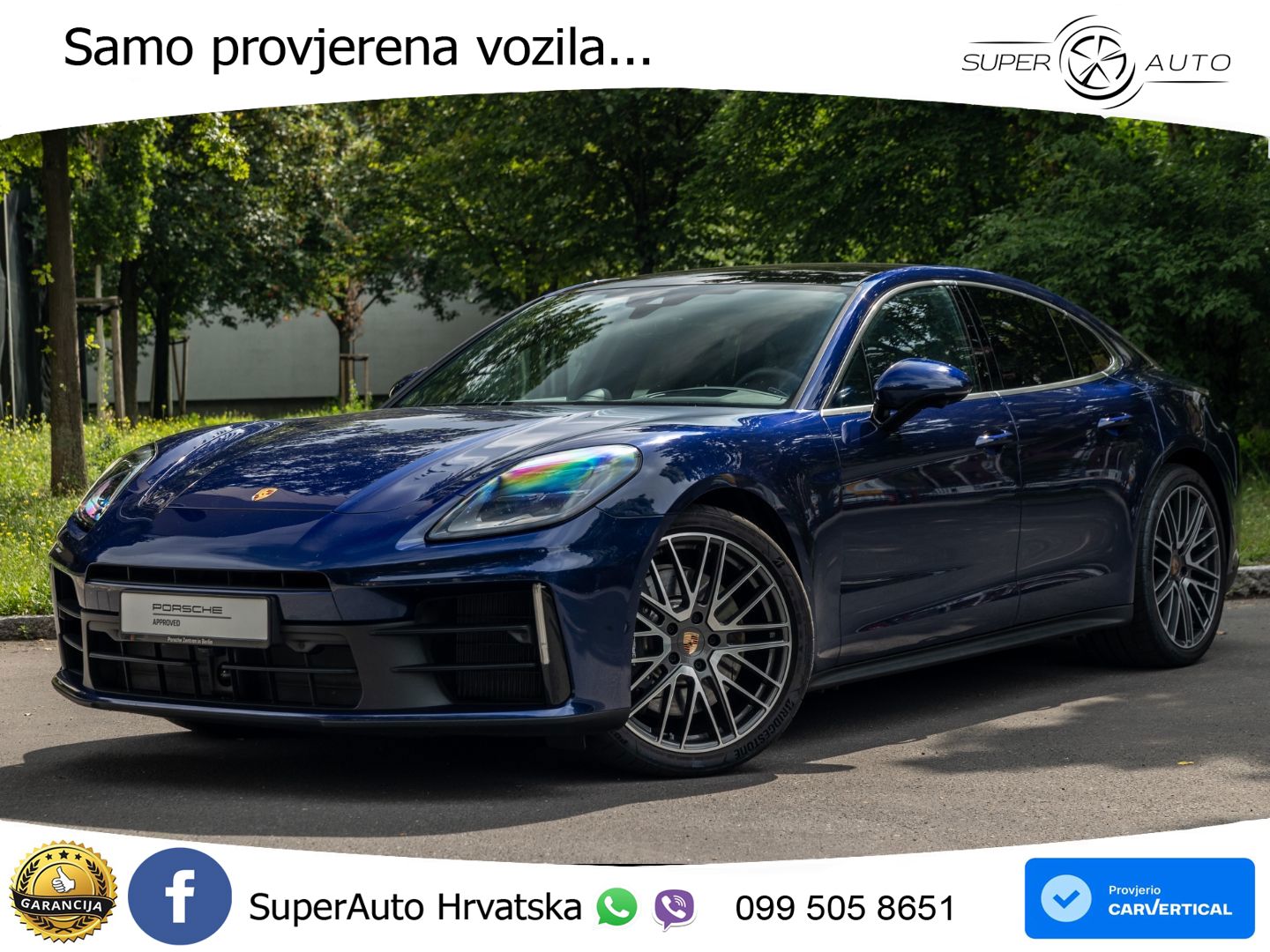 Porsche Panamera 4 2.9 V6 (470 KS) E-Hybrid PDK ACC+HEAD+4xGR SJED+360+PANO