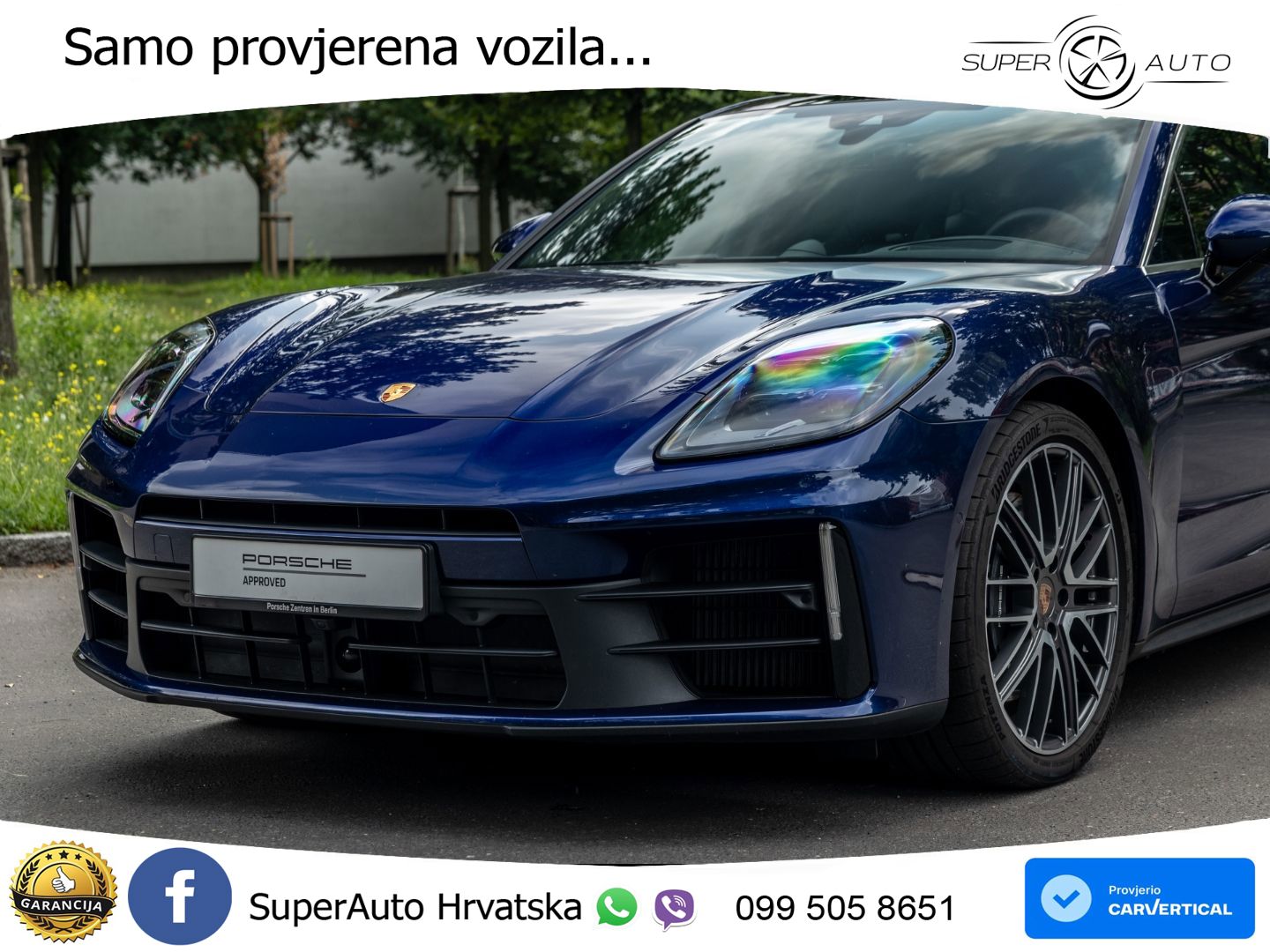 Porsche Panamera 4 2.9 V6 (470 KS) E-Hybrid PDK ACC+HEAD+4xGR SJED+360+PANO