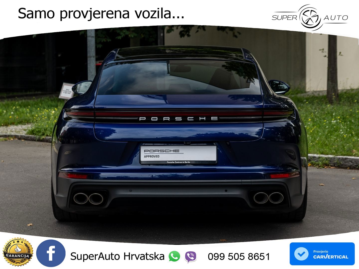 Porsche Panamera 4 2.9 V6 (470 KS) E-Hybrid PDK ACC+HEAD+4xGR SJED+360+PANO