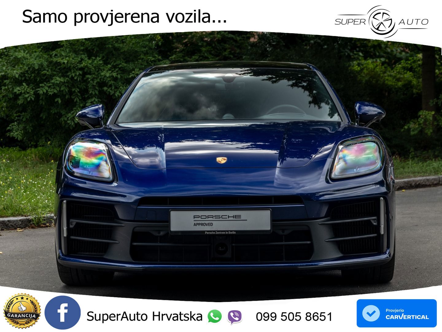 Porsche Panamera 4 2.9 V6 (470 KS) E-Hybrid PDK ACC+HEAD+4xGR SJED+360+PANO