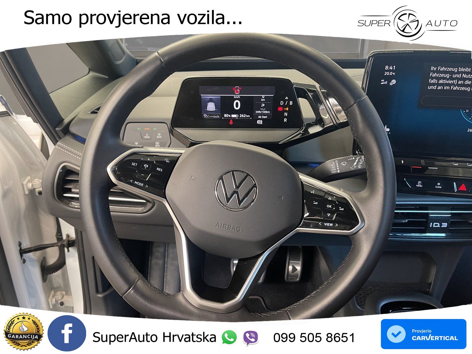 Volkswagen ID.3 Pro 62 kWh (204 KS) LED+GR SJED+ACC