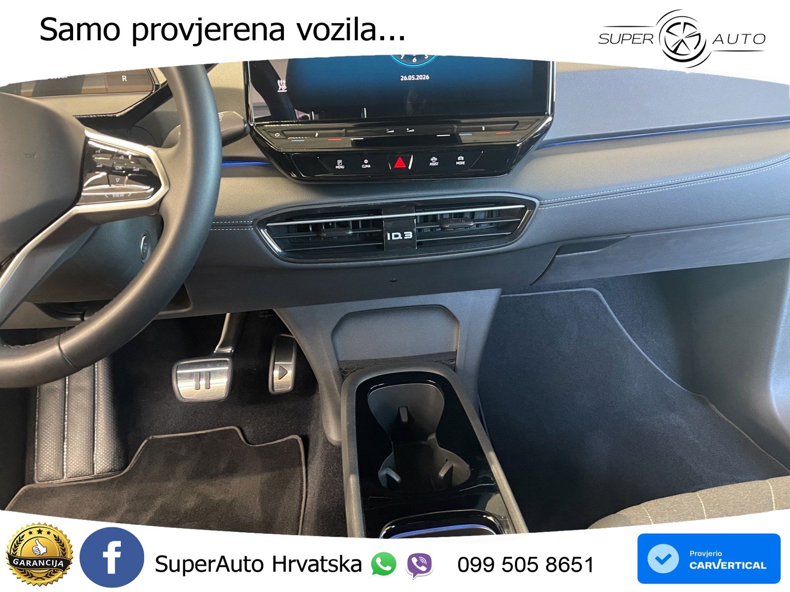 Volkswagen ID.3 Pro 62 kWh (204 KS) LED+GR SJED+ACC