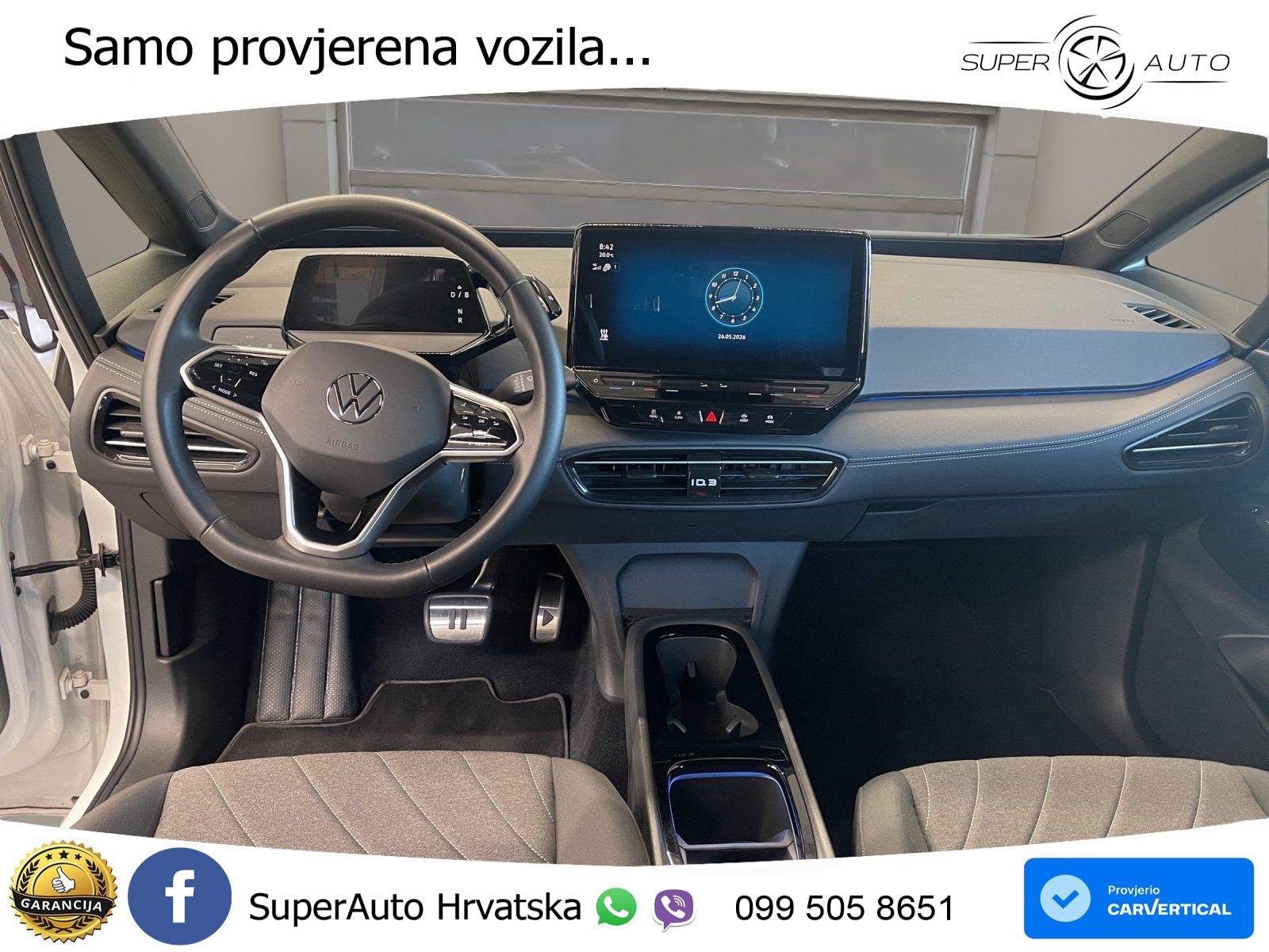 Volkswagen ID.3 Pro 62 kWh (204 KS) LED+GR SJED+ACC