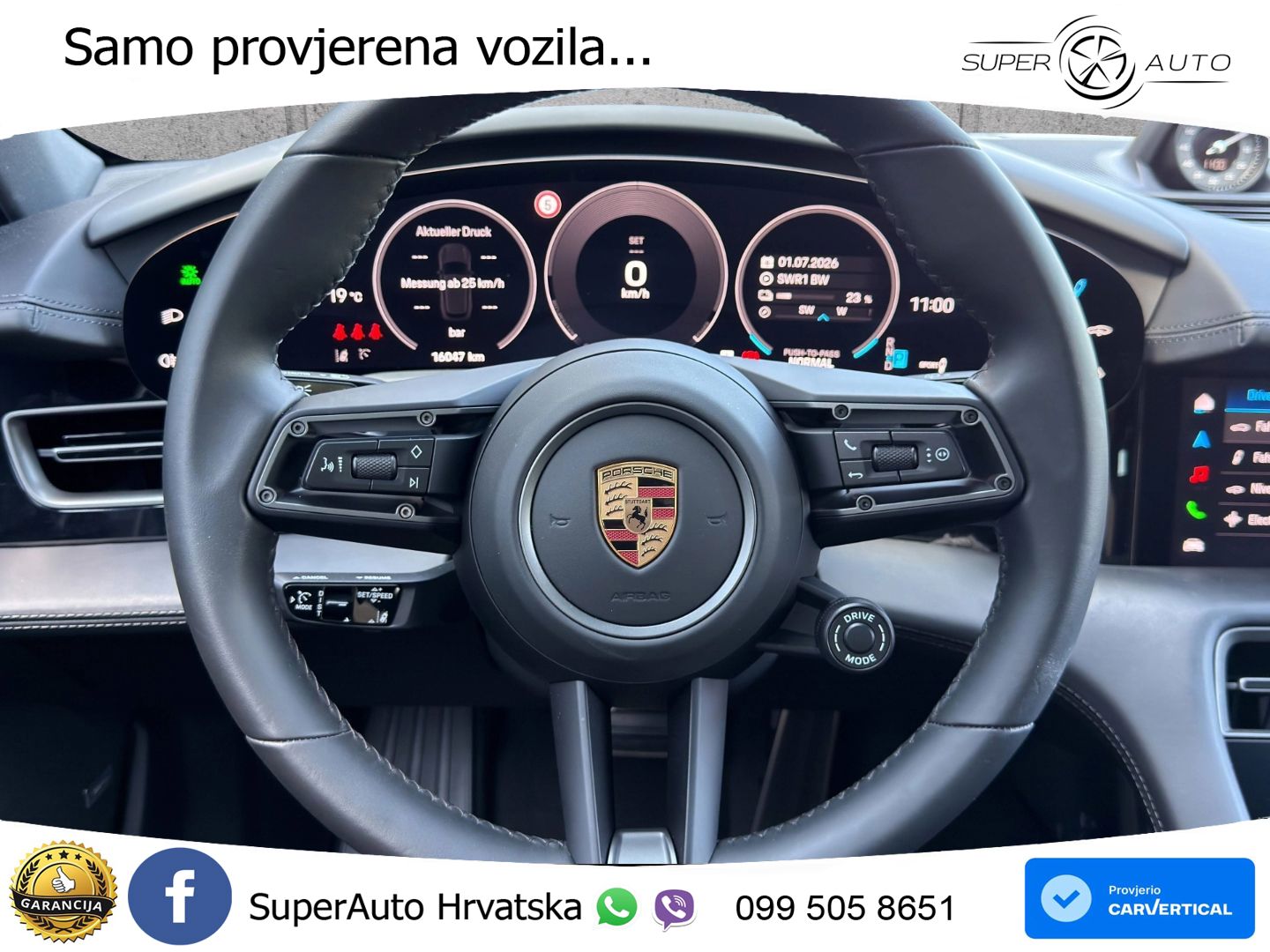 Porsche Taycan Sport Turismo 4S 105 kWh (598 KS)