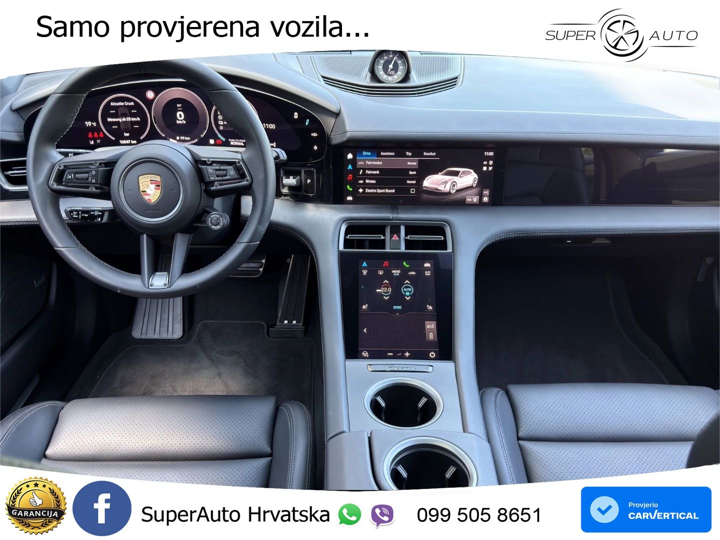 Porsche Taycan Sport Turismo 4S 105 kWh (598 KS)