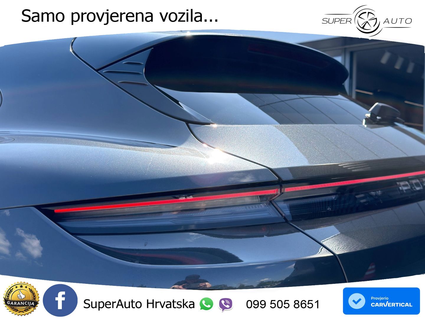 Porsche Taycan Sport Turismo 4S 105 kWh (598 KS)