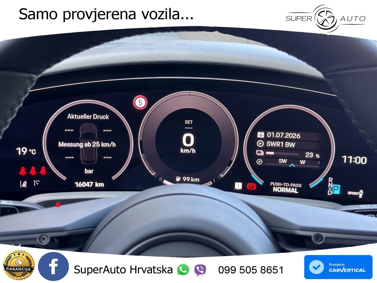 Porsche Taycan Sport Turismo 4S 105 kWh (598 KS)