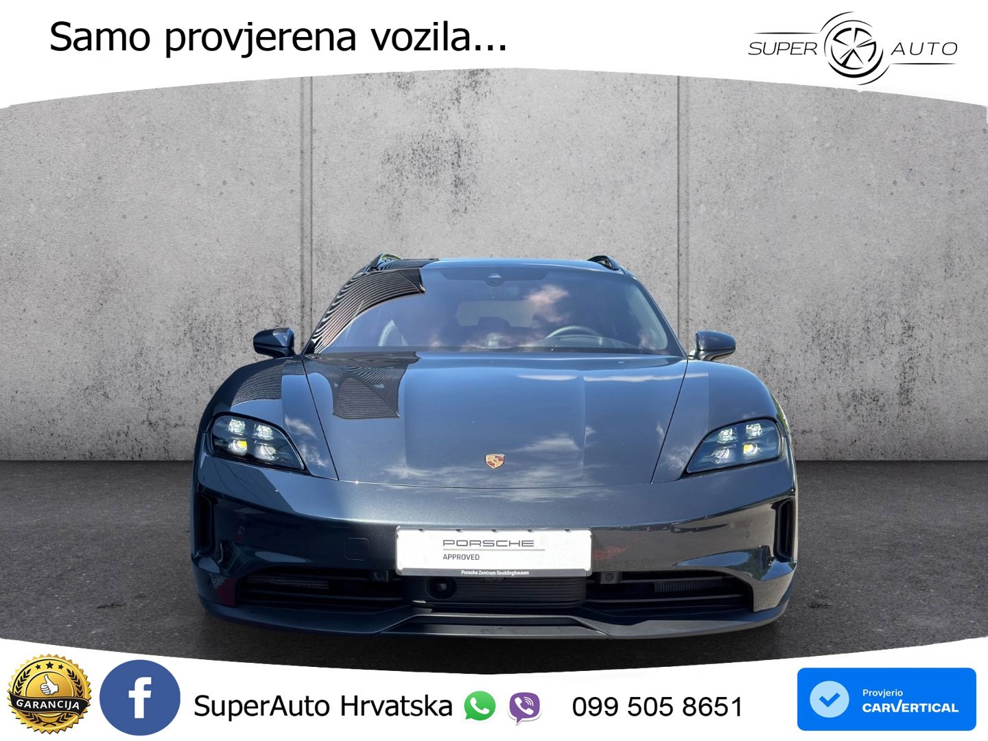 Porsche Taycan Sport Turismo 4S 105 kWh (598 KS)