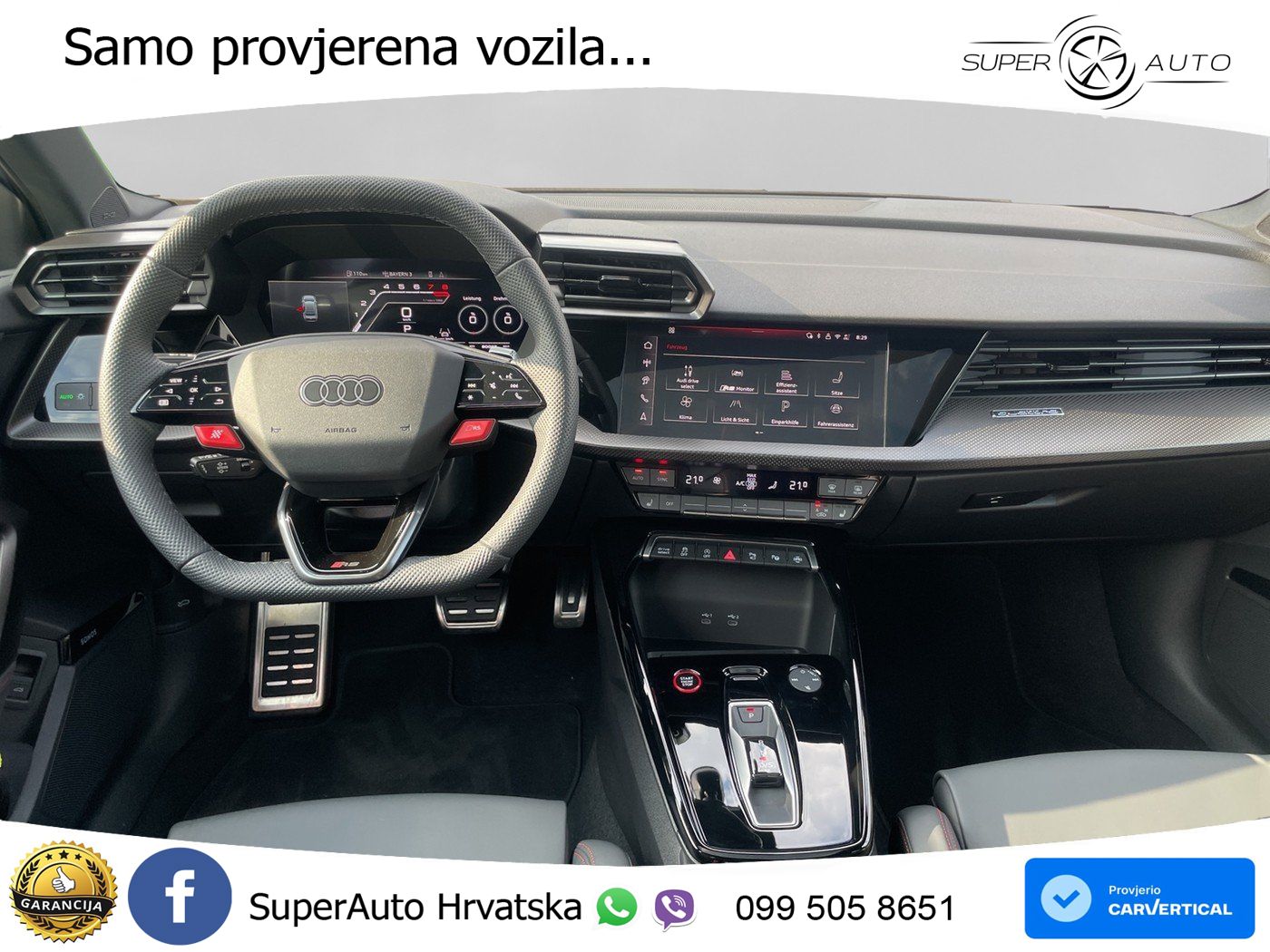 Audi RS3 Sedan 2.5 TFSI (400 KS) quattro S tronic LED+GR SJED+ACC
