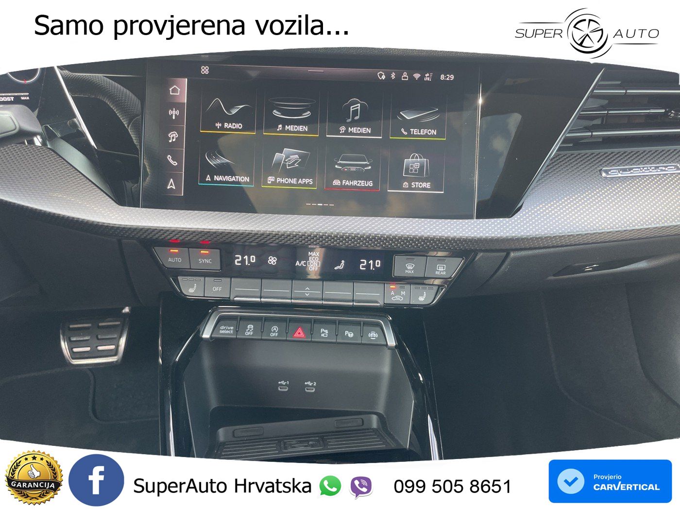 Audi RS3 Sedan 2.5 TFSI (400 KS) quattro S tronic LED+GR SJED+ACC