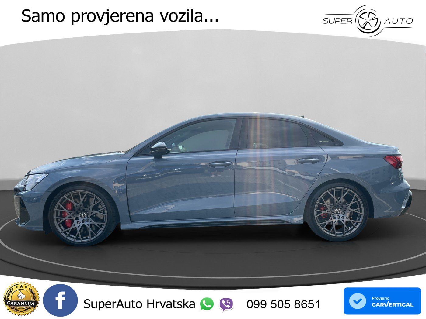 Audi RS3 Sedan 2.5 TFSI (400 KS) quattro S tronic LED+GR SJED+ACC