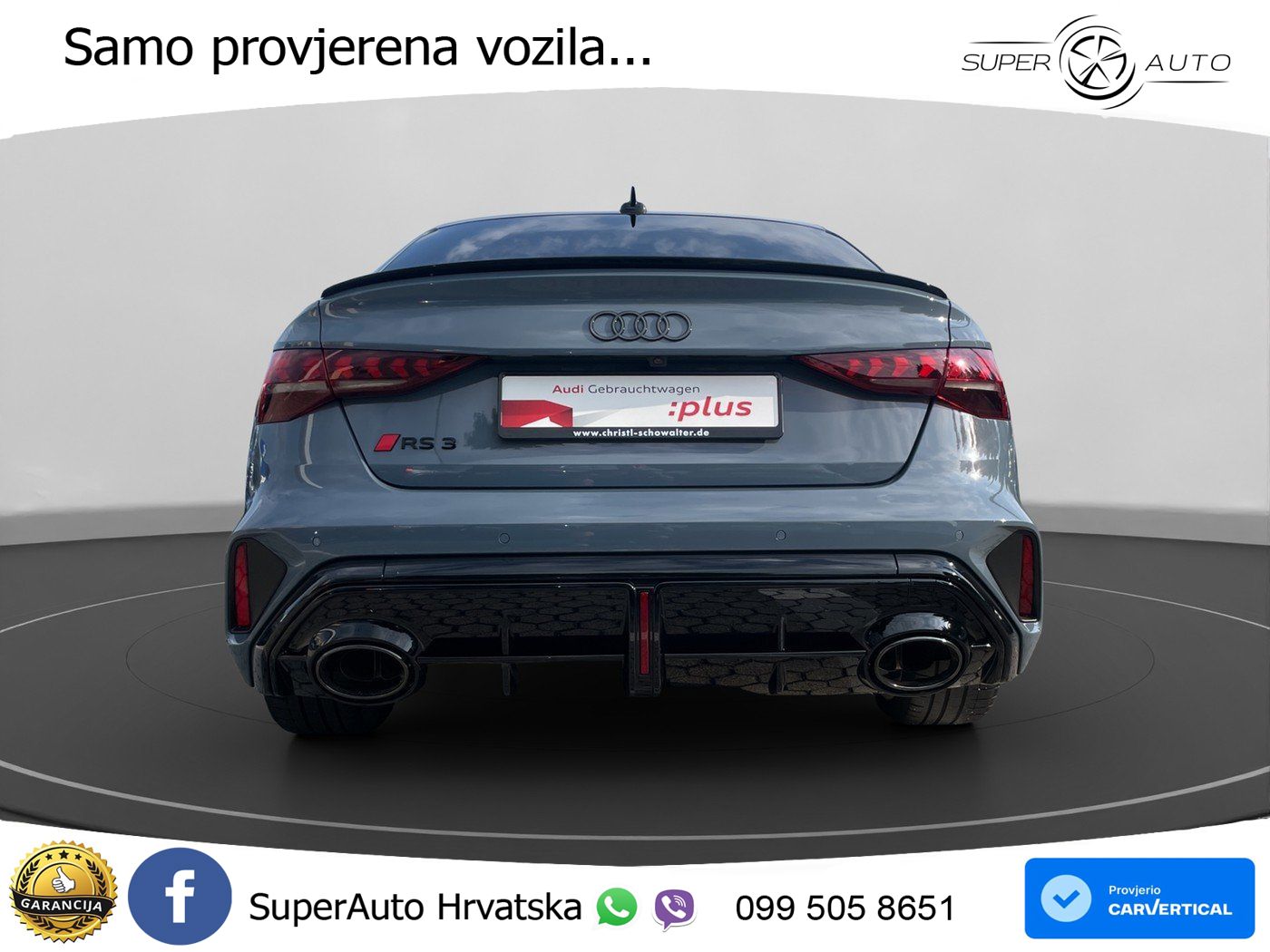 Audi RS3 Sedan 2.5 TFSI (400 KS) quattro S tronic LED+GR SJED+ACC