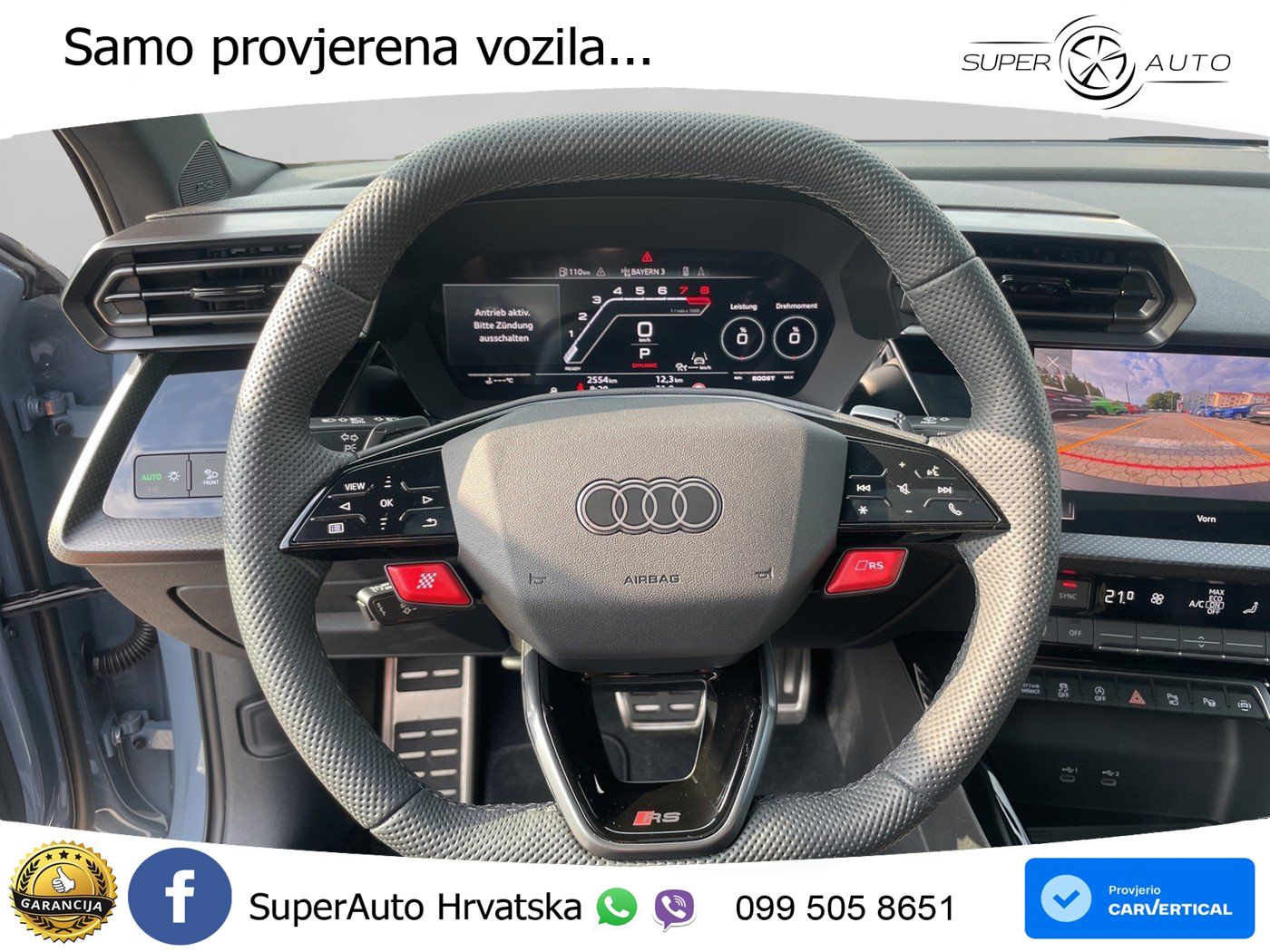 Audi RS3 Sedan 2.5 TFSI (400 KS) quattro S tronic LED+GR SJED+ACC