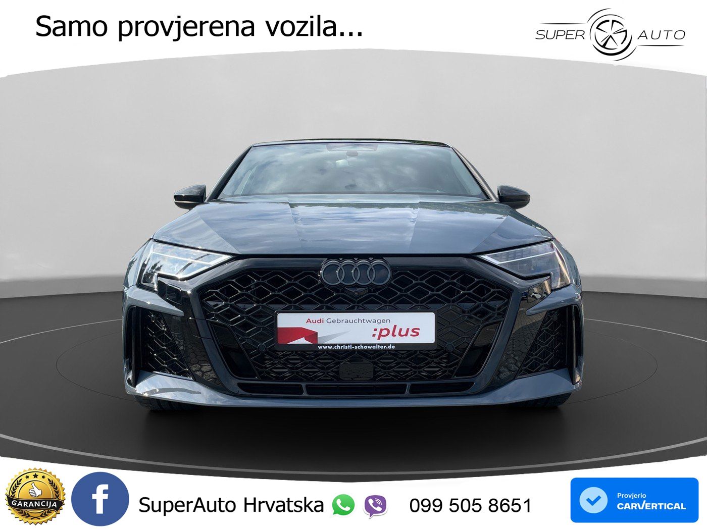 Audi RS3 Sedan 2.5 TFSI (400 KS) quattro S tronic LED+GR SJED+ACC
