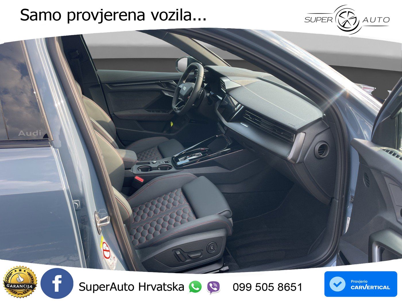 Audi RS3 Sedan 2.5 TFSI (400 KS) quattro S tronic LED+GR SJED+ACC