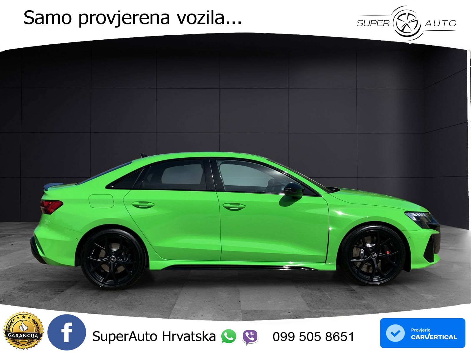 Audi RS3 Sedan 2.5 TFSI (400 KS) quattro S tronic LED+GR SJED+ACC