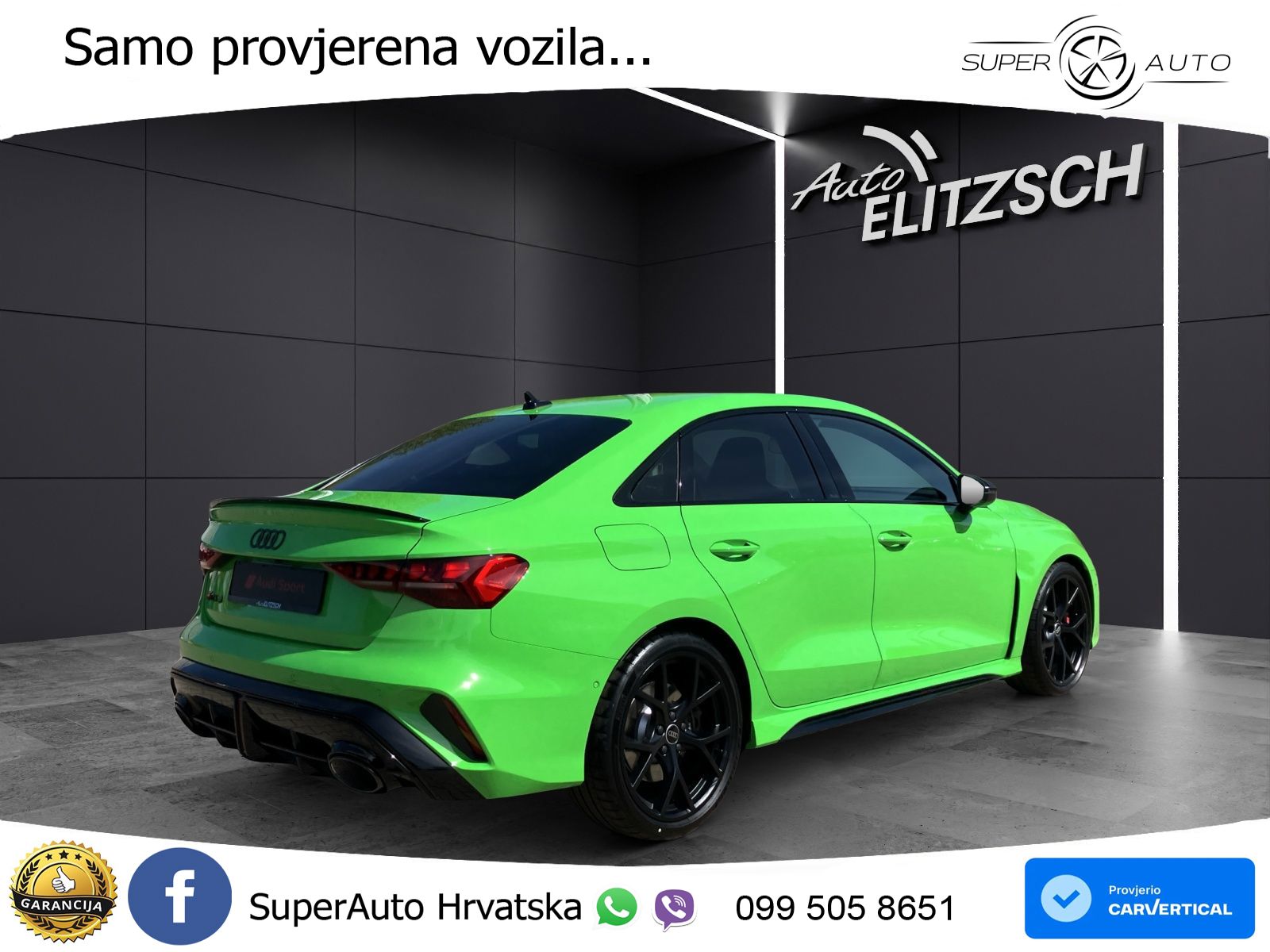 Audi RS3 Sedan 2.5 TFSI (400 KS) quattro S tronic LED+GR SJED+ACC