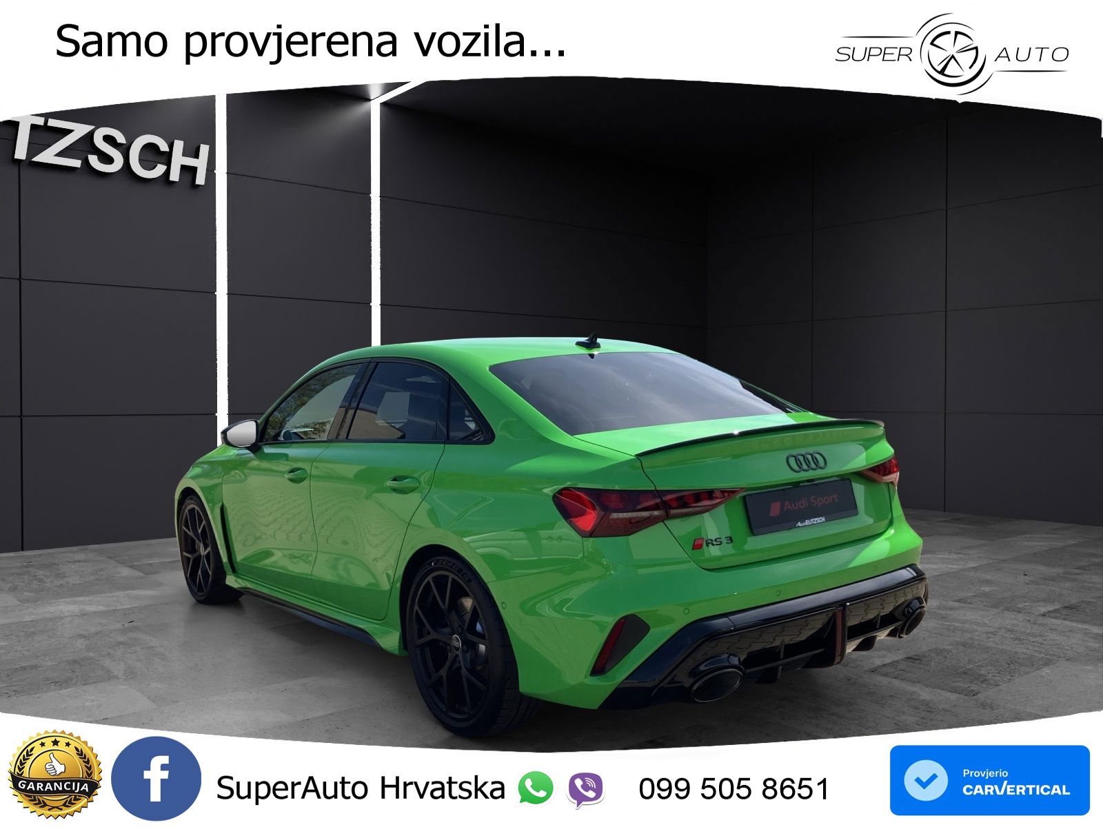 Audi RS3 Sedan 2.5 TFSI (400 KS) quattro S tronic LED+GR SJED+ACC