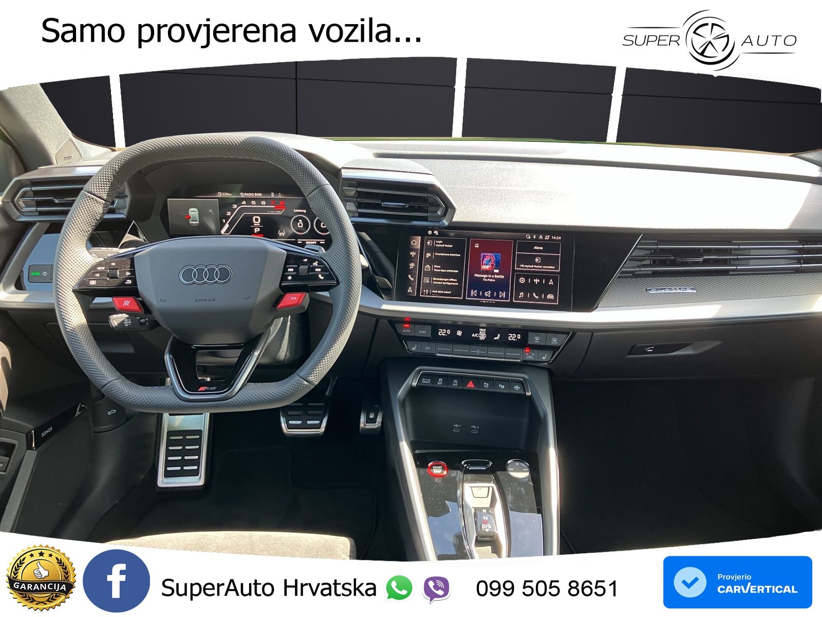 Audi RS3 Sedan 2.5 TFSI (400 KS) quattro S tronic LED+GR SJED+ACC