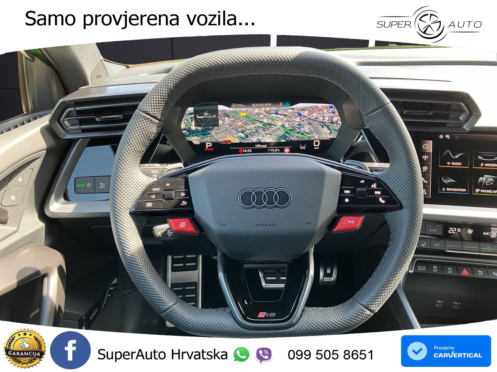Audi RS3 Sedan 2.5 TFSI (400 KS) quattro S tronic LED+GR SJED+ACC