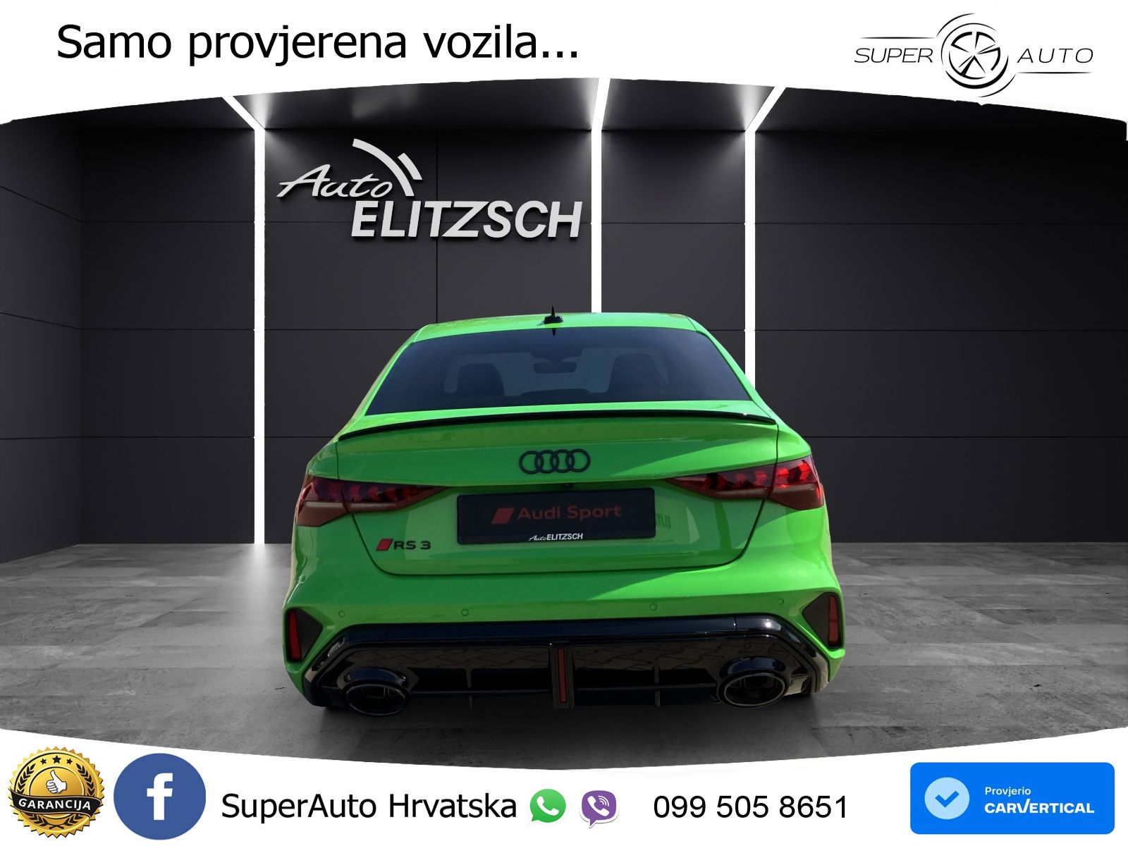 Audi RS3 Sedan 2.5 TFSI (400 KS) quattro S tronic LED+GR SJED+ACC
