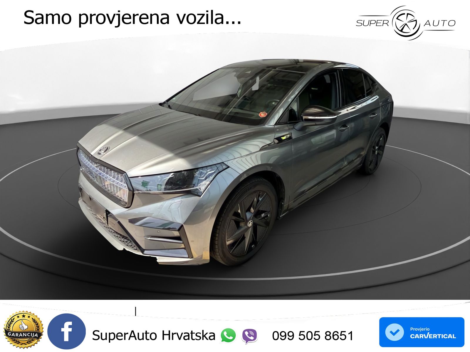 Škoda Enyaq Coupe iV RS 82 kWh (299 KS) AWD Lounge LED+GR SJED+ACC