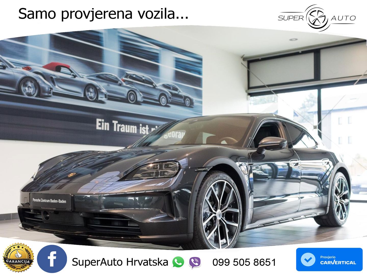 Porsche Taycan Cross Turismo 4S 105 kWh (598 KS)