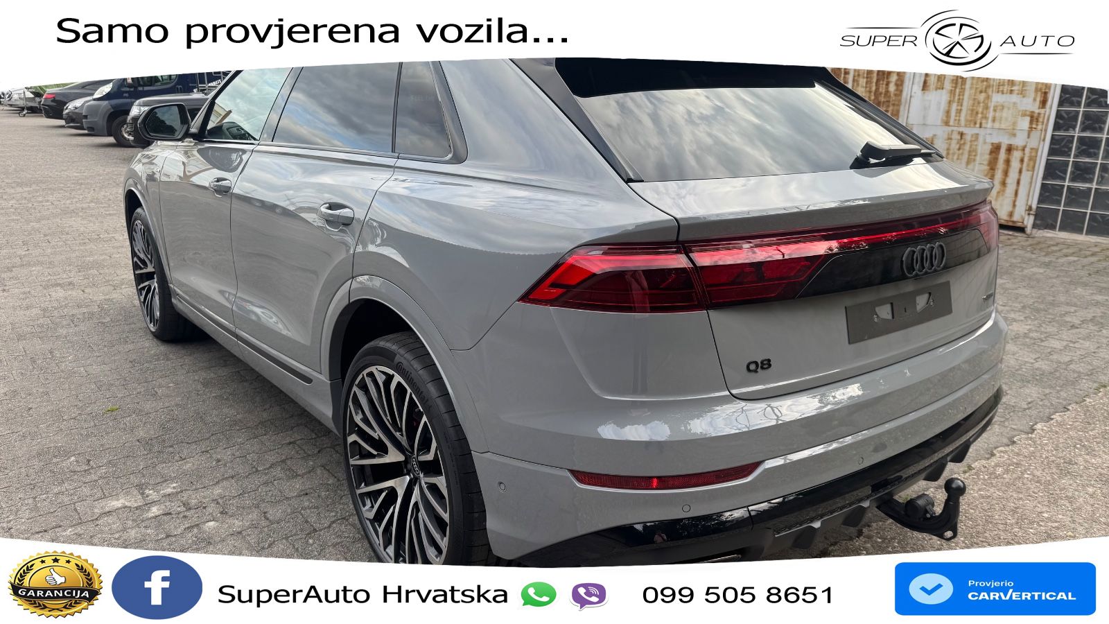 Audi Q8 50 TDI V6 (286 KS) quattro Tiptronic LED+GR SJED+ACC