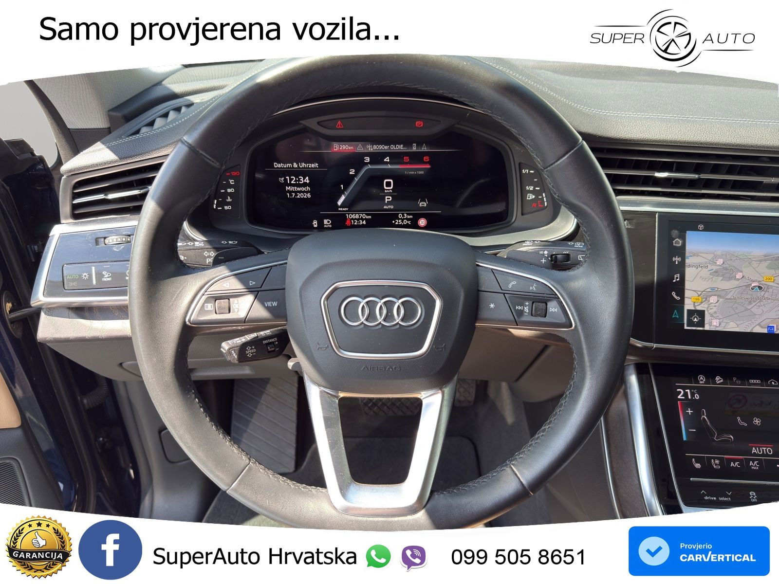 Audi Q8 50 TDI V6 (286 KS) quattro Tiptronic