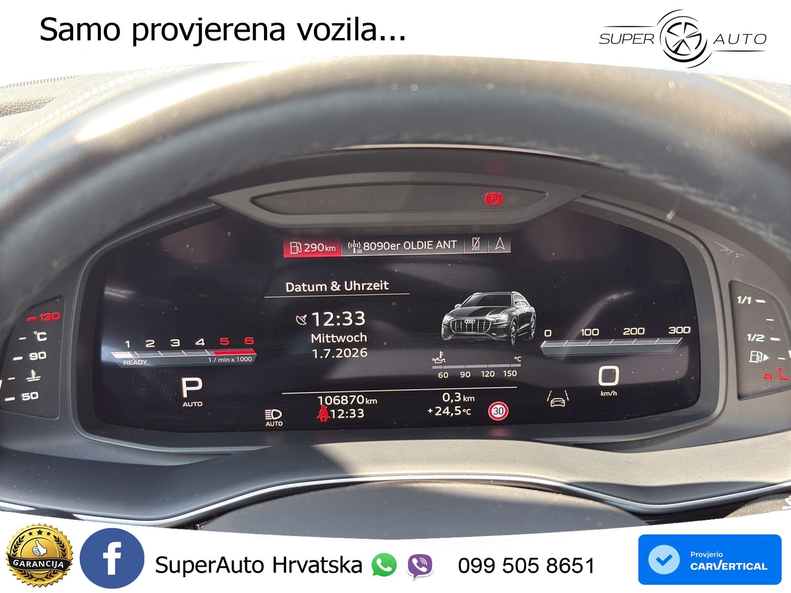 Audi Q8 50 TDI V6 (286 KS) quattro Tiptronic