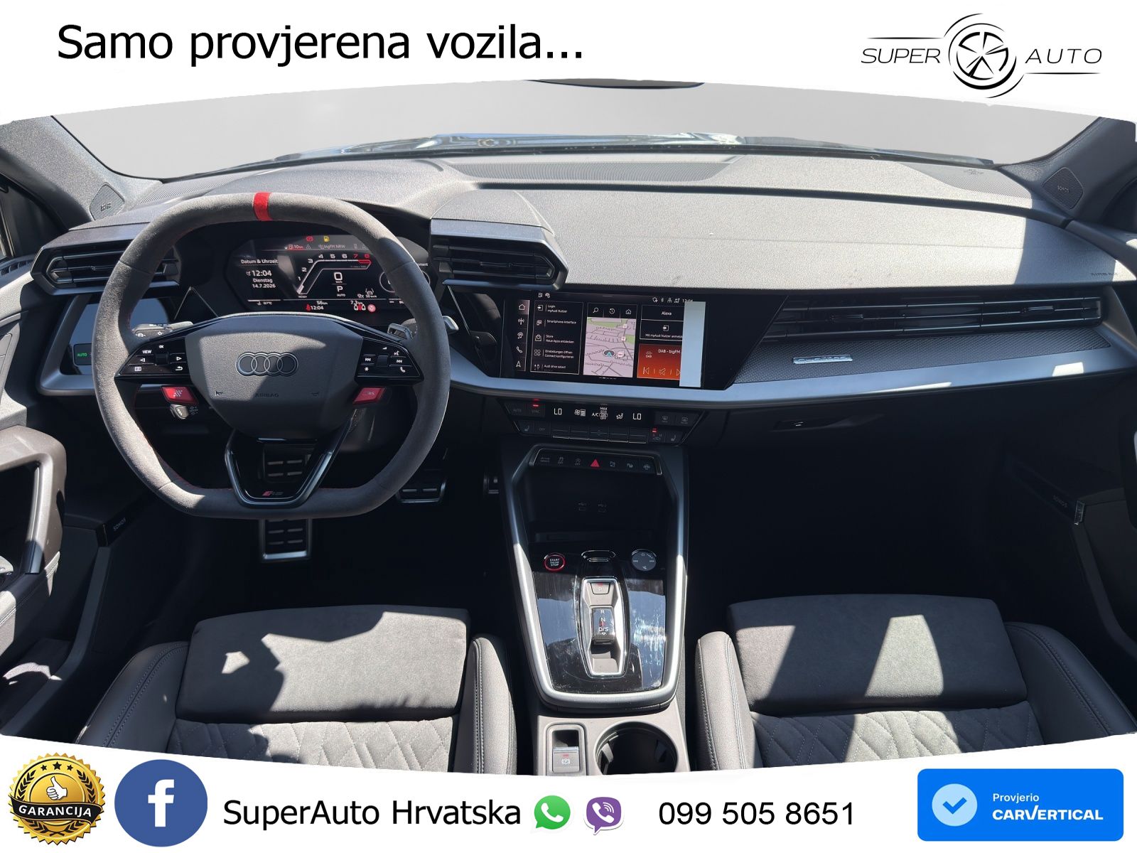 Audi RS3 Sportback 2.5 TFSI (400 KS) quattro S tronic LED+GR SJED+ACC