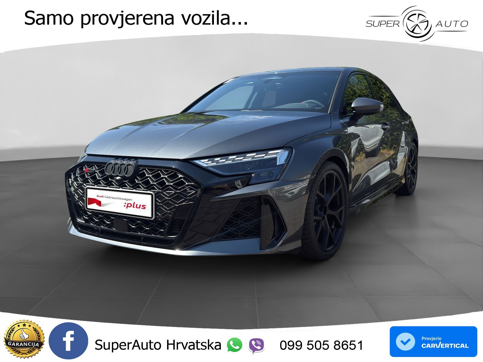 Audi RS3 Sportback 2.5 TFSI (400 KS) quattro S tronic LED+GR SJED+ACC