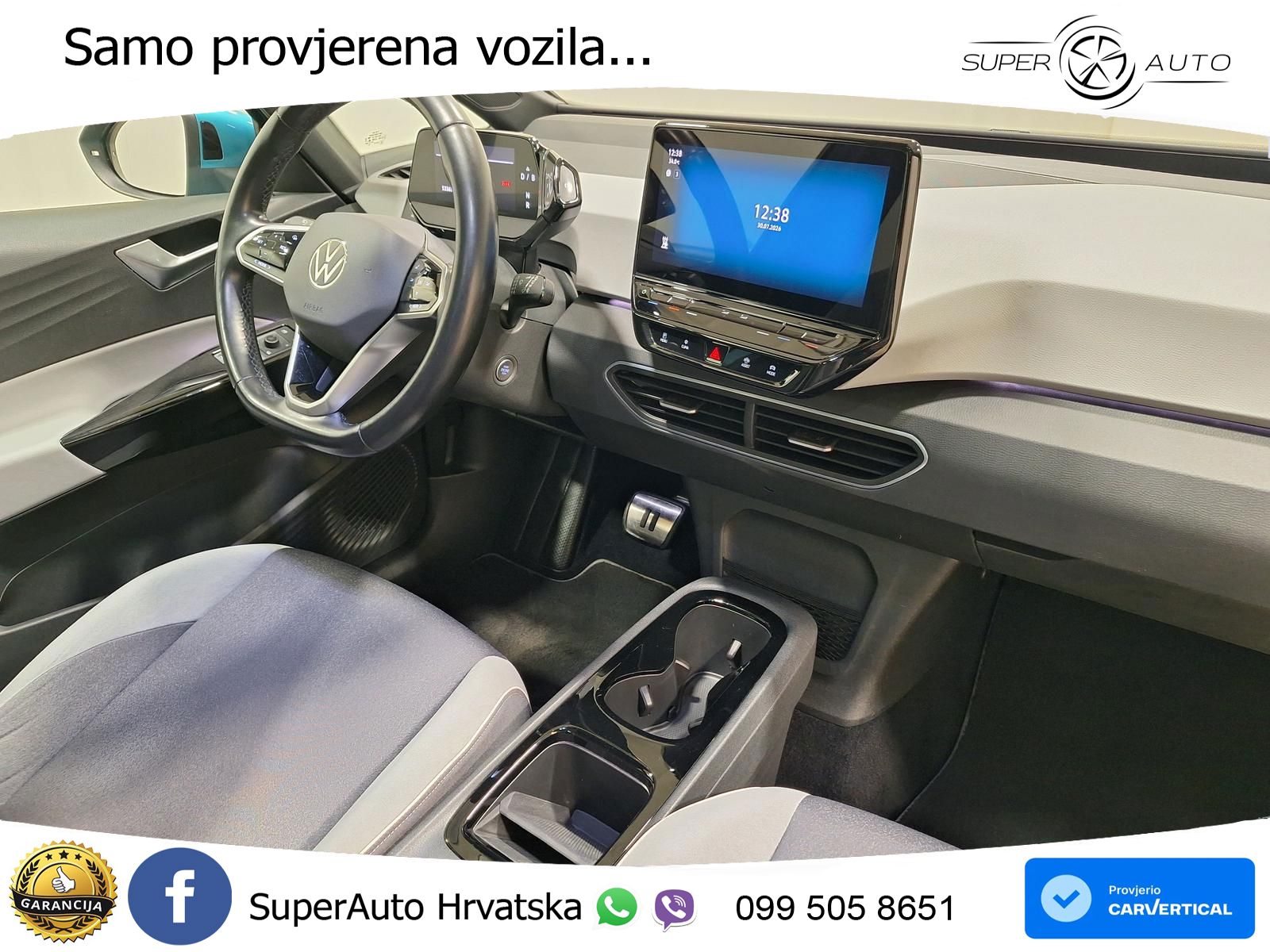 Volkswagen ID.3 Pro Performance 62 kWh (204 KS) LED+GR SJED+ACC