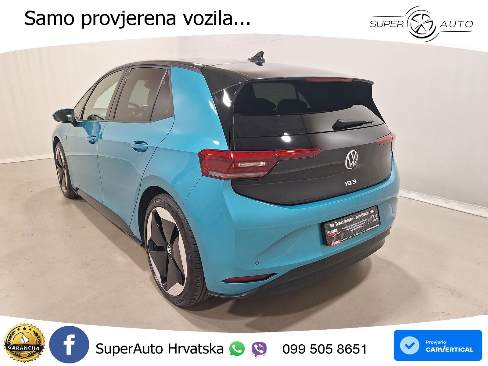 Volkswagen ID.3 Pro Performance 62 kWh (204 KS) LED+GR SJED+ACC