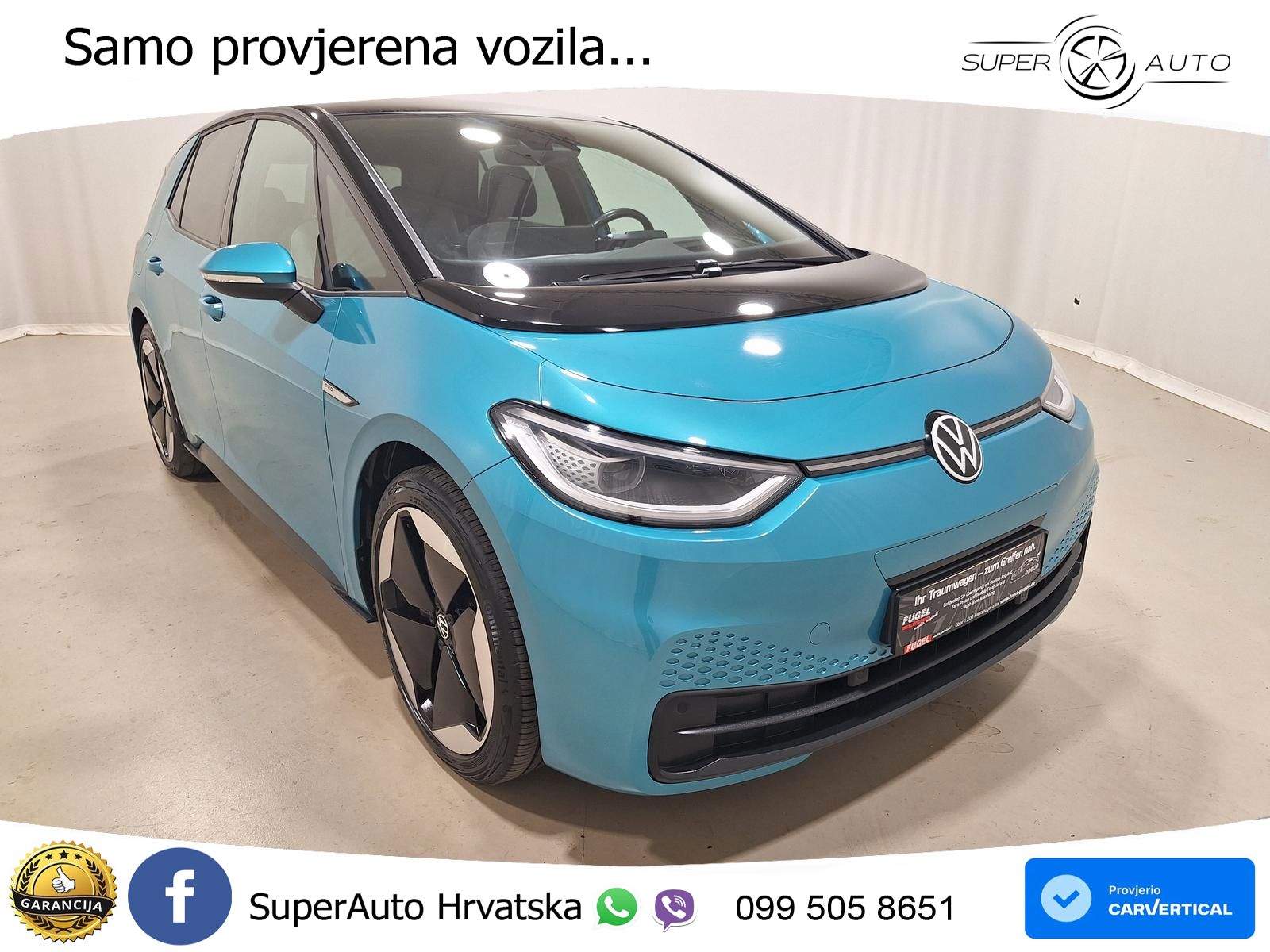 Volkswagen ID.3 Pro Performance 62 kWh (204 KS) LED+GR SJED+ACC