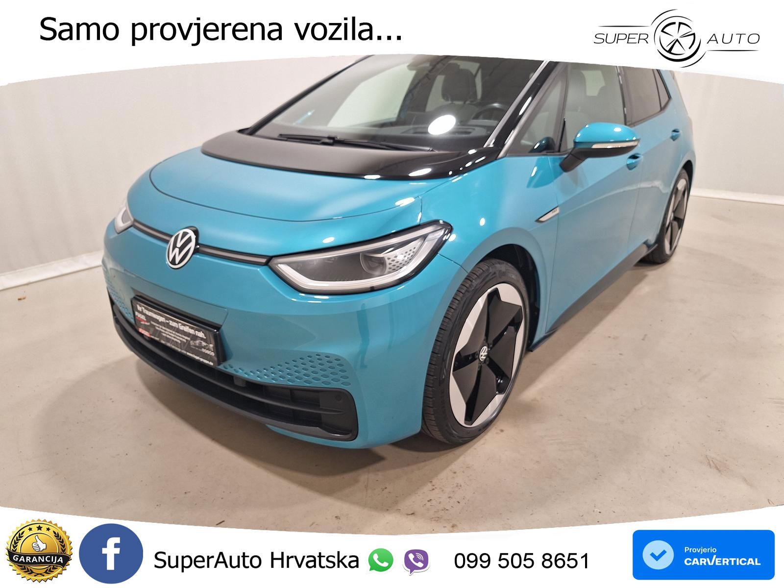 Volkswagen ID.3 Pro Performance 62 kWh (204 KS) LED+GR SJED+ACC