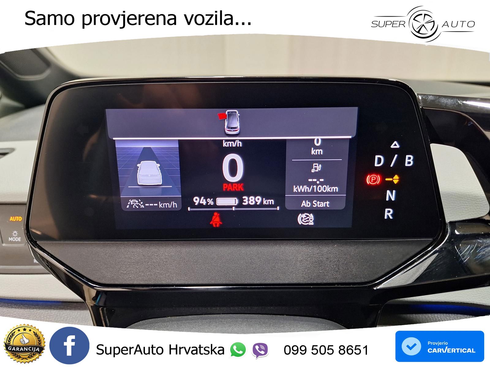 Volkswagen ID.3 Pro Performance 62 kWh (204 KS) LED+GR SJED+ACC