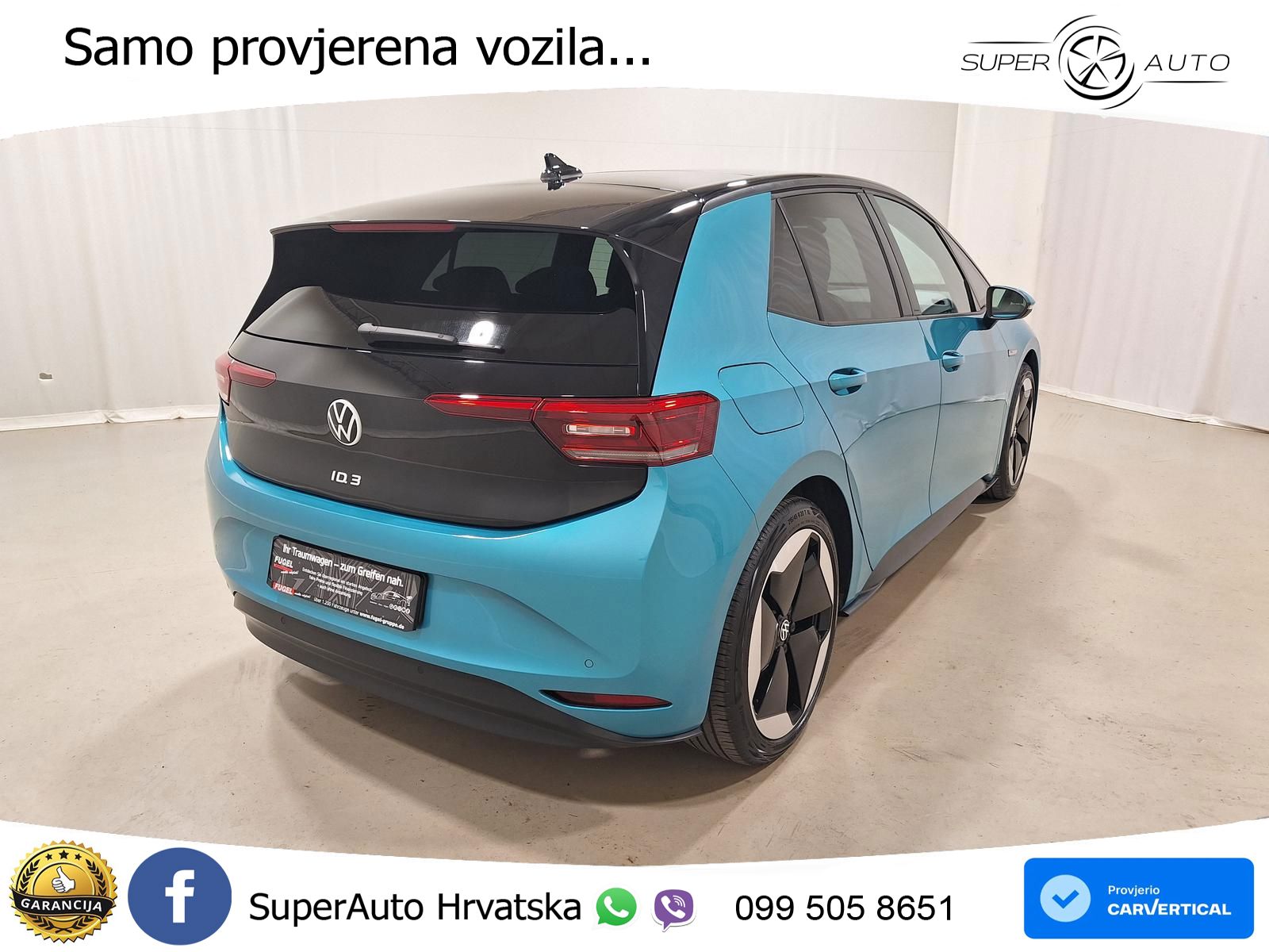 Volkswagen ID.3 Pro Performance 62 kWh (204 KS) LED+GR SJED+ACC