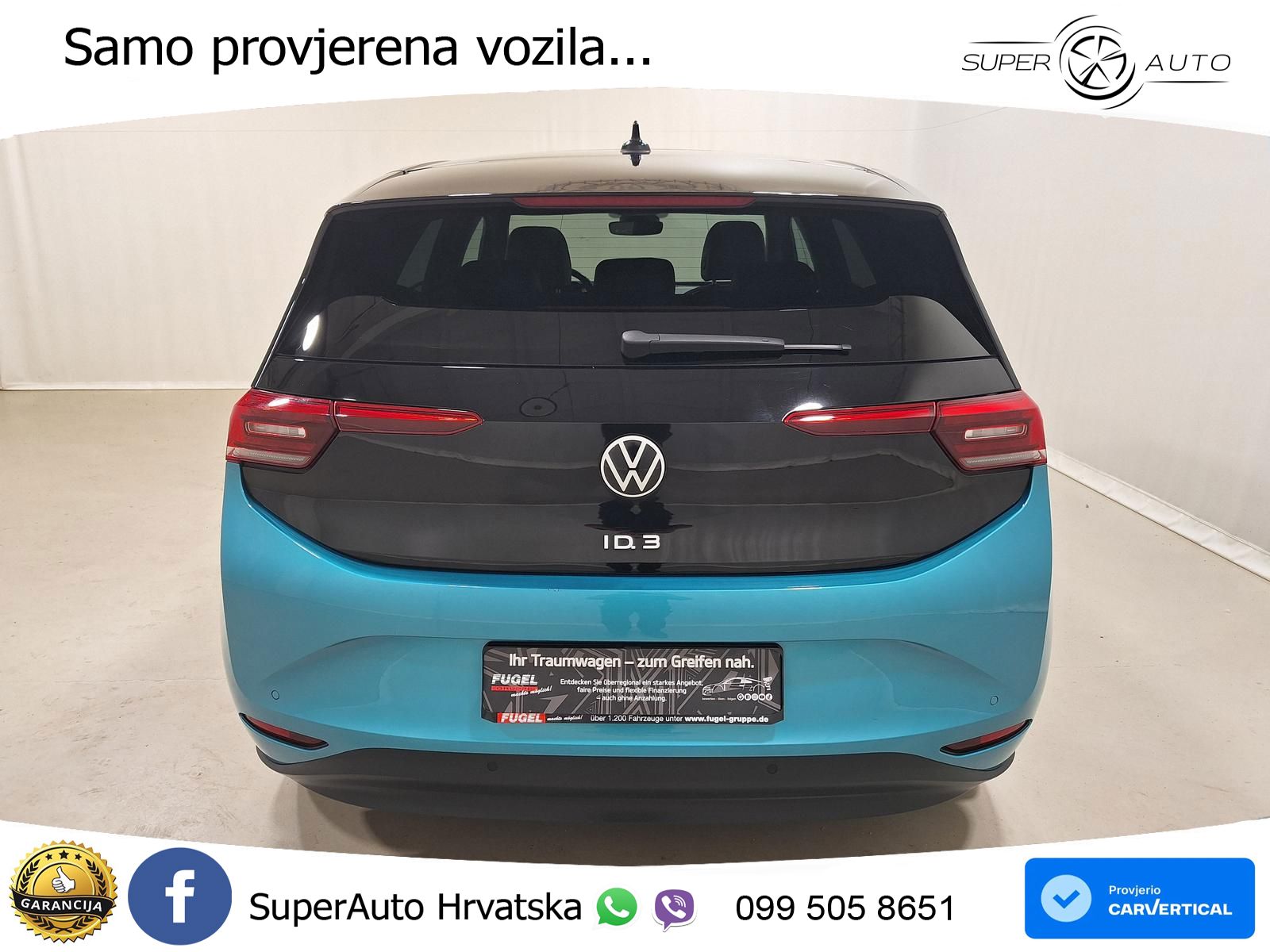 Volkswagen ID.3 Pro Performance 62 kWh (204 KS) LED+GR SJED+ACC