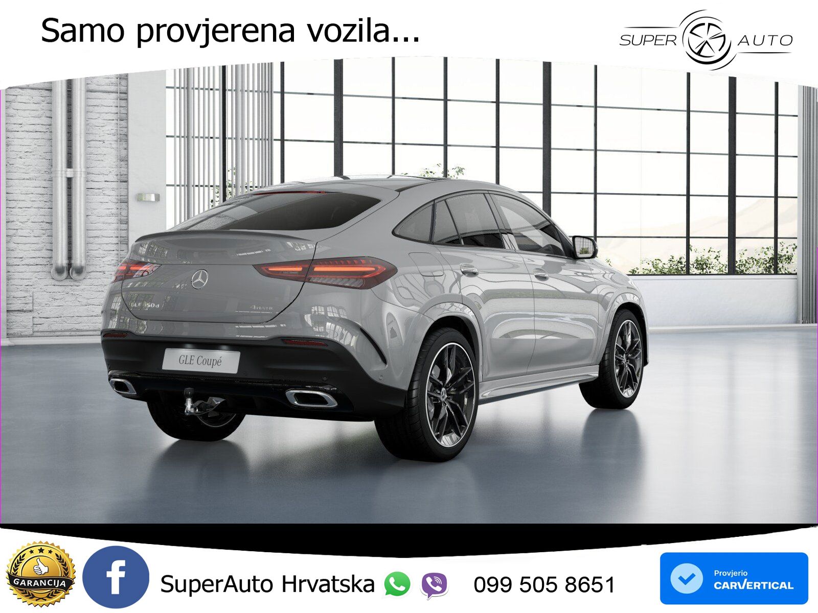 Mercedes GLE Coupe 450d (367 KS) EQ Boost 4MATIC 9G-TRONIC AMG LED+GR SJED+ACC