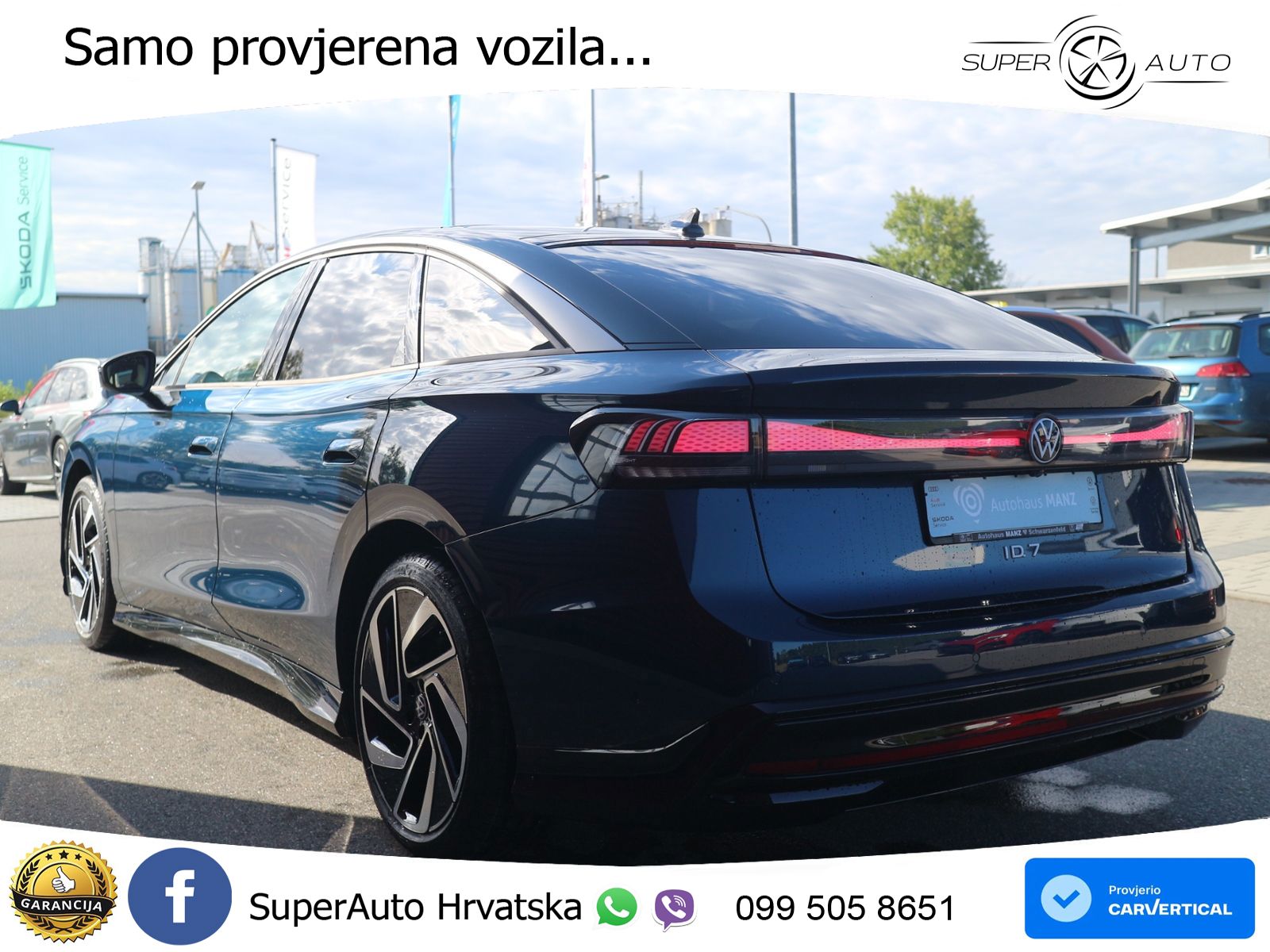 Volkswagen ID.7 Pro 82 kWh (286 KS)