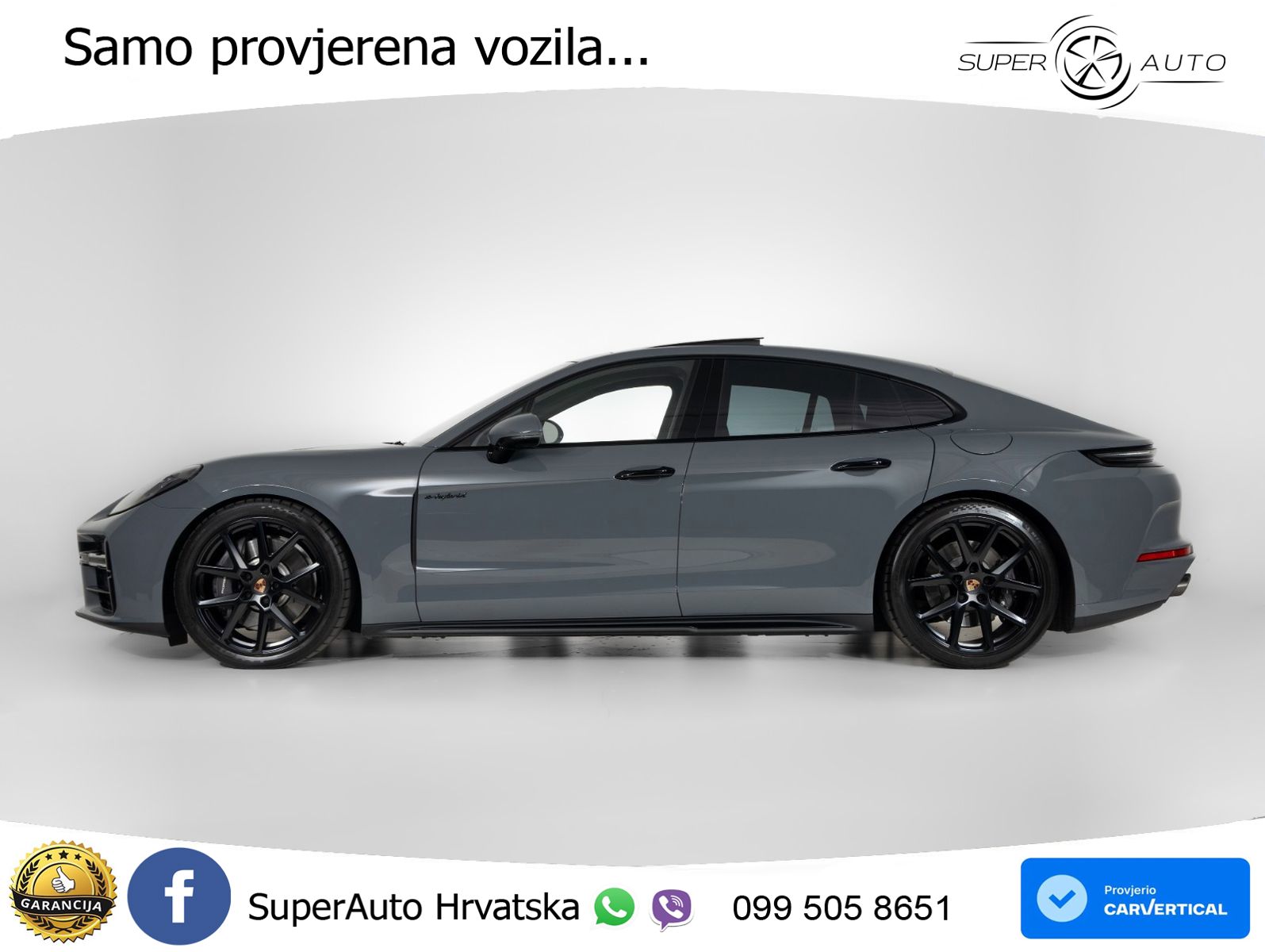 Porsche Panamera 4 2.9 V6 (470 KS) E-Hybrid PDK LED+GR SJED+ACC