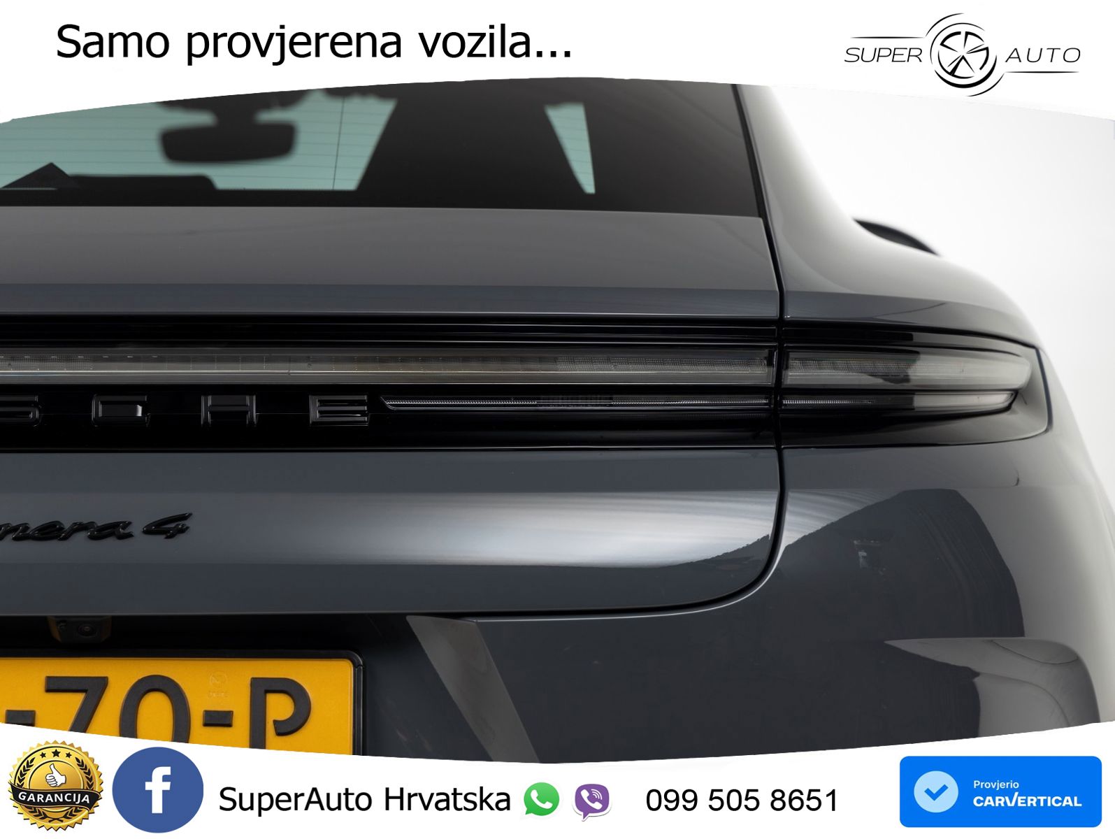 Porsche Panamera 4 2.9 V6 (470 KS) E-Hybrid PDK LED+GR SJED+ACC